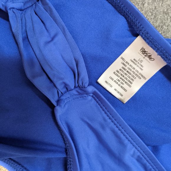 Blue Ruched Sides Bikini Bottoms - Picture 2 of 2